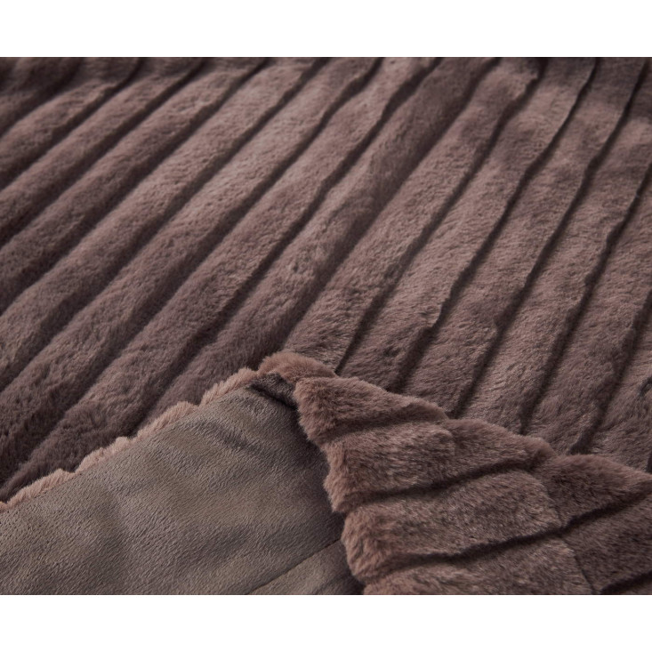 Плед искусственный мех Sofi De Marko Орландо кофе