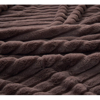 Плед искусственный мех Sofi De Marko Орландо кофе