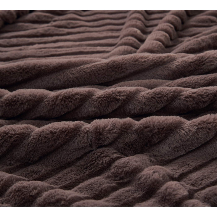 Плед искусственный мех Sofi De Marko Орландо кофе