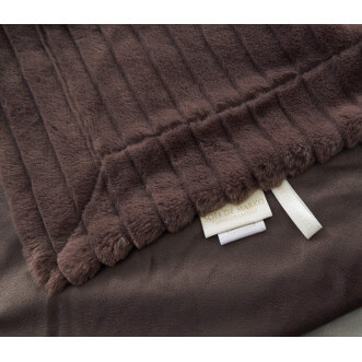 Плед искусственный мех Sofi De Marko Орландо кофе - купить по низким ценам в Lux-Postel.com