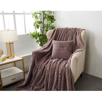 Плед искусственный мех Sofi De Marko Орландо мокко