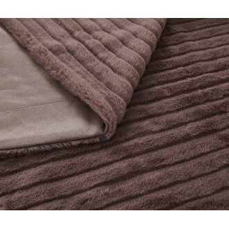 Плед искусственный мех Sofi De Marko Орландо мокко - купить по низким ценам в Lux-Postel.com