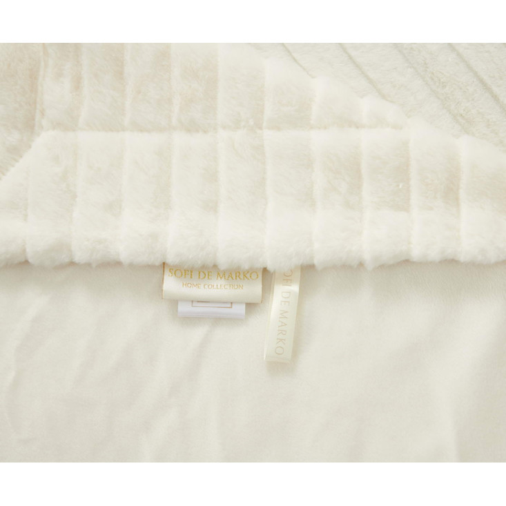 Плед искусственный мех Sofi De Marko Орландо молоко