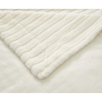 Плед искусственный мех Sofi De Marko Орландо молоко - купить по низким ценам в Lux-Postel.com