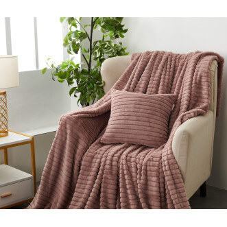 Плед искусственный мех Sofi De Marko Орландо пепельная роза