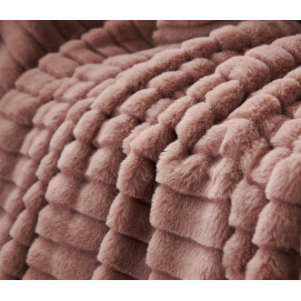 Плед искусственный мех Sofi De Marko Орландо пепельная роза