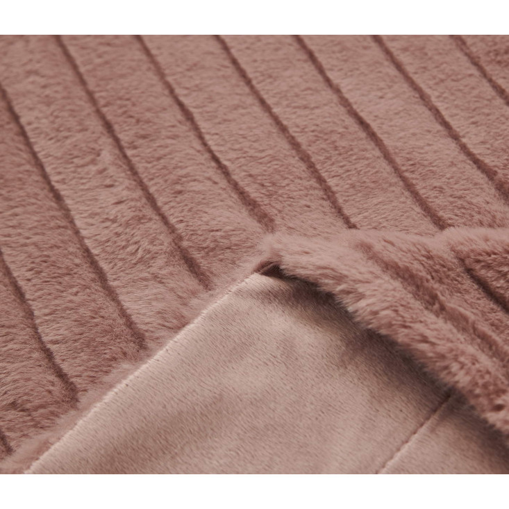 Плед искусственный мех Sofi De Marko Орландо пепельная роза