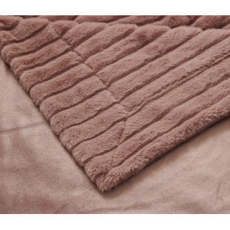 Плед искусственный мех Sofi De Marko Орландо пепельная роза - купить по низким ценам в Lux-Postel.com