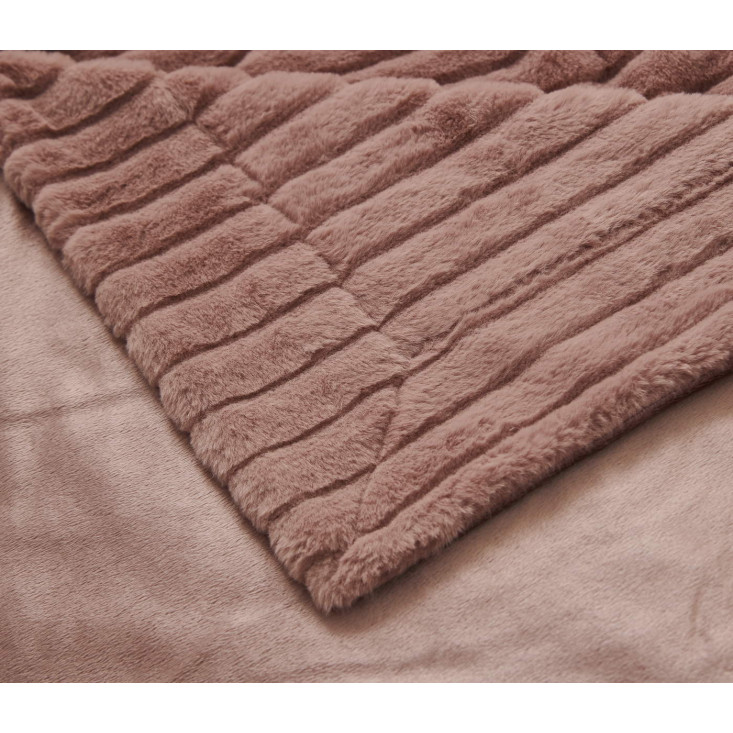 Плед искусственный мех Sofi De Marko Орландо пепельная роза