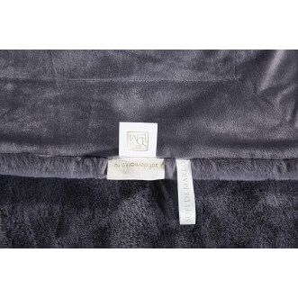 Плед искусственный мех Sofi De Marko Ричард антрацит