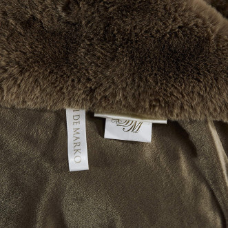 Плед искусственный мех Sofi De Marko Ричард кофе - купить по низким ценам в Lux-Postel.com