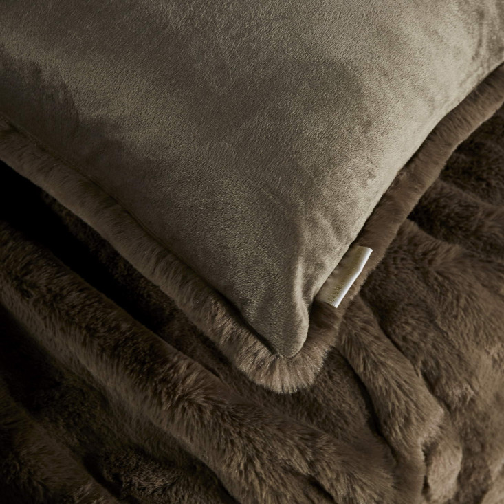 Плед искусственный мех Sofi De Marko Ричард кофе