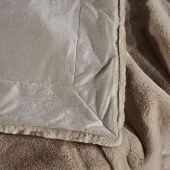 Плед искусственный мех Sofi De Marko Ричард крем - купить по низким ценам в Lux-Postel.com