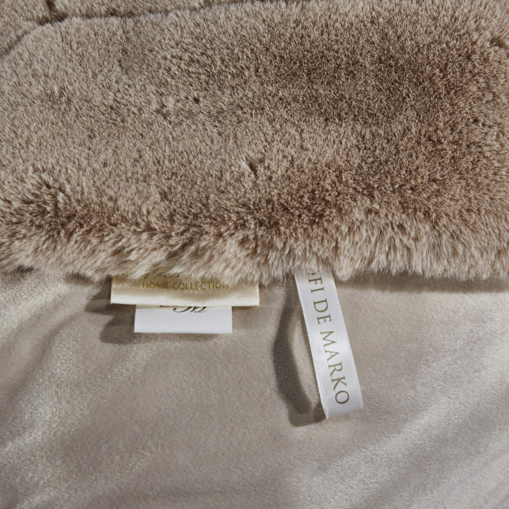 Плед искусственный мех Sofi De Marko Ричард крем