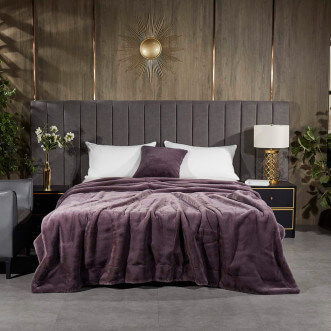 Плед искусственный мех Sofi De Marko Ричард мокко