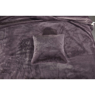 Плед искусственный мех Sofi De Marko Ричард мокко - купить по низким ценам в Lux-Postel.com