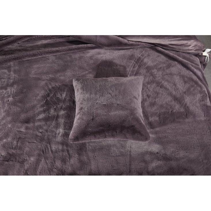 Плед искусственный мех Sofi De Marko Ричард мокко