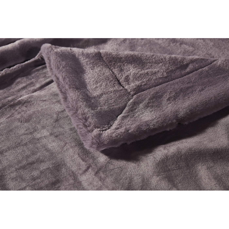 Плед искусственный мех Sofi De Marko Ричард мокко