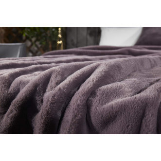 Плед искусственный мех Sofi De Marko Ричард мокко