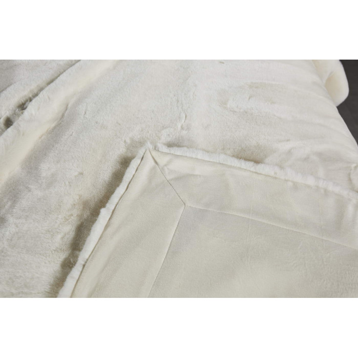 Плед искусственный мех Sofi De Marko Ричард молоко - купить по низким ценам в Lux-Postel.com