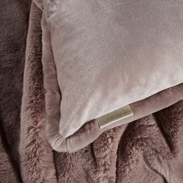 Плед искусственный мех Sofi De Marko Ричард пепельная роза