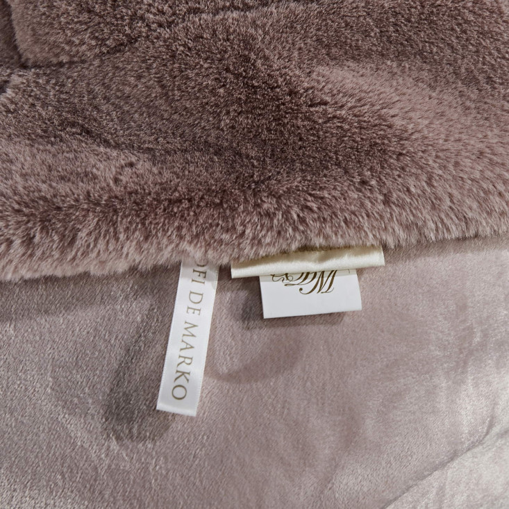 Плед искусственный мех Sofi De Marko Ричард пепельная роза