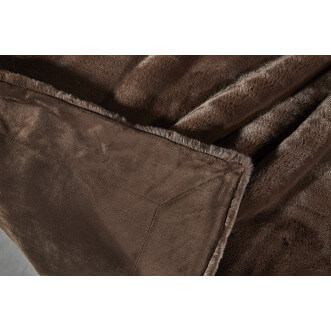 Плед искусственный мех Sofi De Marko Ричард шоколад - купить по низким ценам в Lux-Postel.com