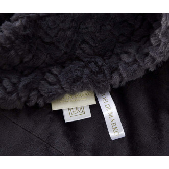 Плед искусственный мех Sofi De Marko Теодор антрацит отзывы