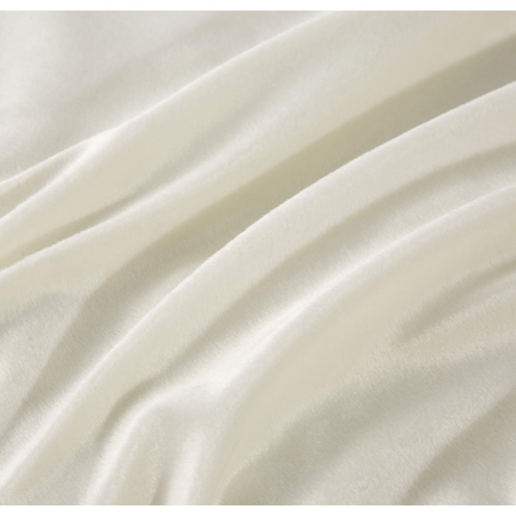 Плед искусственный мех Sofi De Marko Теодор белое