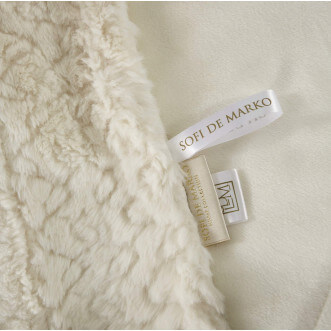 Плед искусственный мех Sofi De Marko Теодор белое - купить по низким ценам в Lux-Postel.com