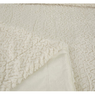 Плед искусственный мех Sofi De Marko Теодор белое отзывы