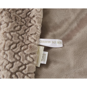 Плед искусственный мех Sofi De Marko Теодор мокко - купить по низким ценам в Lux-Postel.com