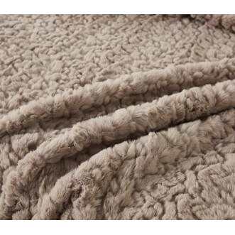 Плед искусственный мех Sofi De Marko Теодор мокко фото