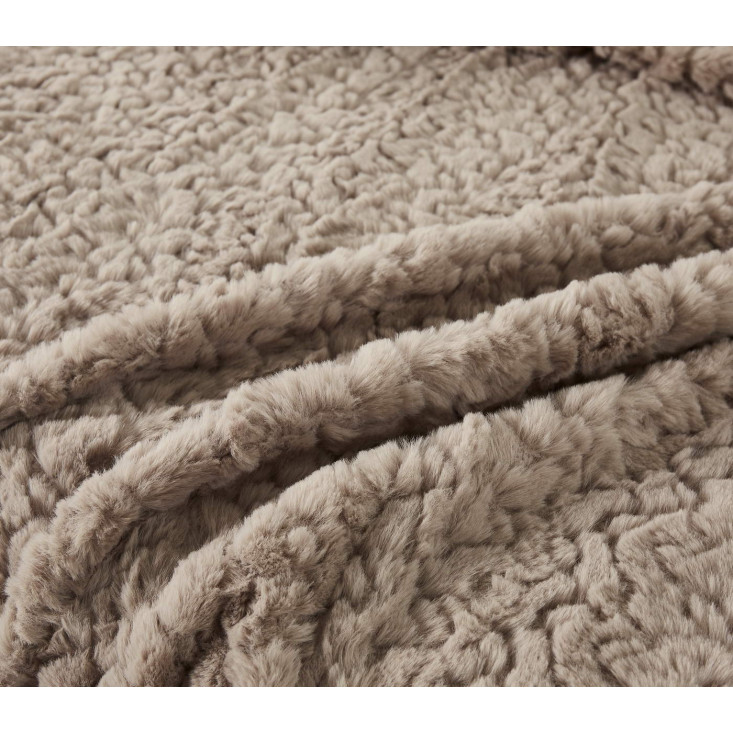 Плед искусственный мех Sofi De Marko Теодор мокко