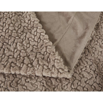 Плед искусственный мех Sofi De Marko Теодор мокко - купить по низким ценам в Lux-Postel.com