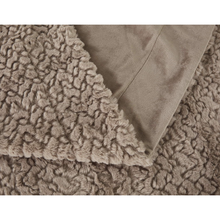 Плед искусственный мех Sofi De Marko Теодор мокко