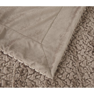 Плед искусственный мех Sofi De Marko Теодор мокко - купить по низким ценам в Lux-Postel.com