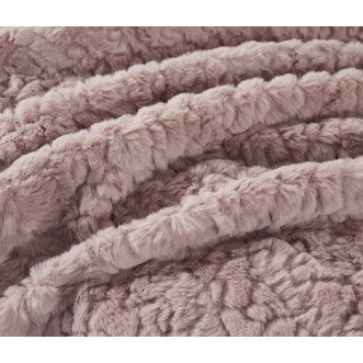 Плед искусственный мех Sofi De Marko Теодор пепельная роза фото