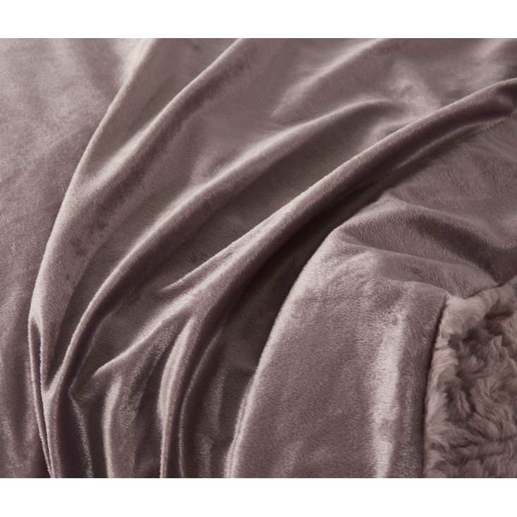 Плед искусственный мех Sofi De Marko Теодор пепельная роза