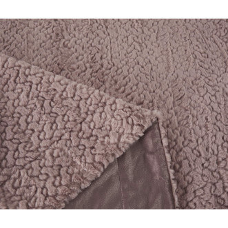 Плед искусственный мех Sofi De Marko Теодор пепельная роза - купить по низким ценам в Lux-Postel.com