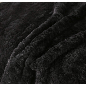 Плед искусственный мех Sofi De Marko Теодор черный фото