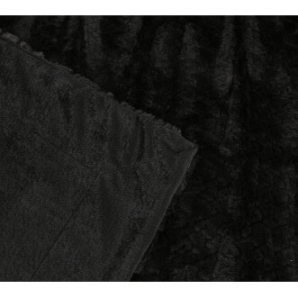 Плед искусственный мех Sofi De Marko Теодор черный - купить по низким ценам в Lux-Postel.com