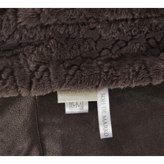 Плед искусственный мех Sofi De Marko Теодор шоколад - купить по низким ценам в Lux-Postel.com