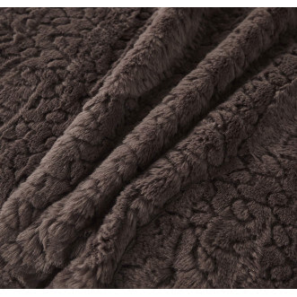 Плед искусственный мех Sofi De Marko Теодор шоколад фото