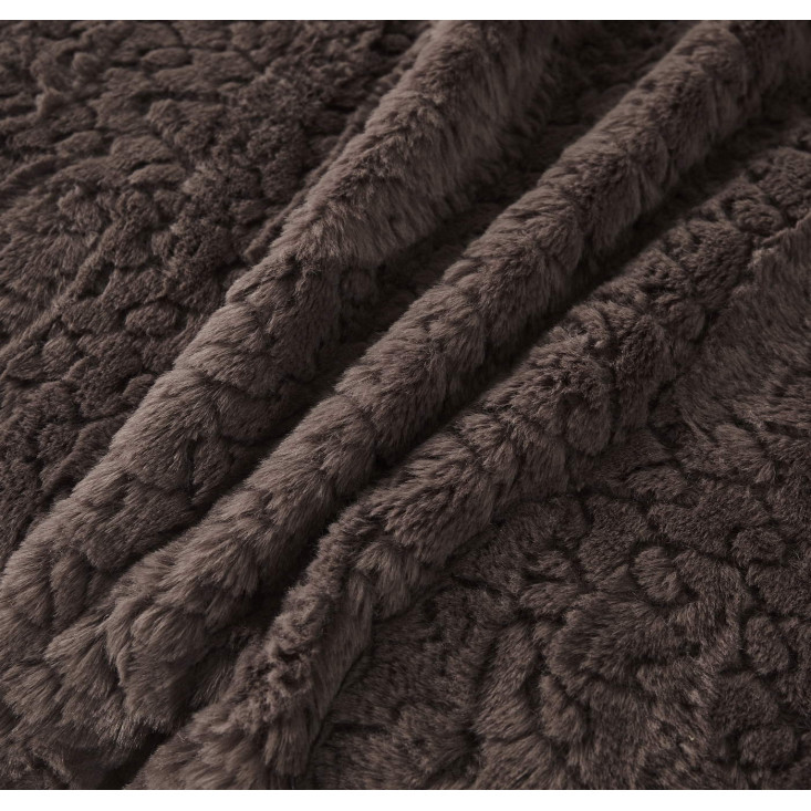 Плед искусственный мех Sofi De Marko Теодор шоколад