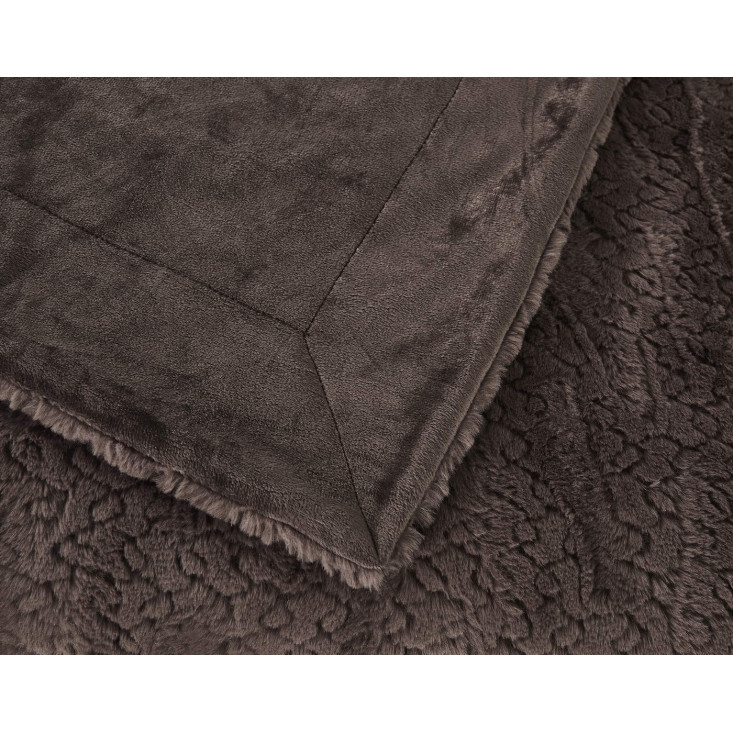 Плед искусственный мех Sofi De Marko Теодор шоколад