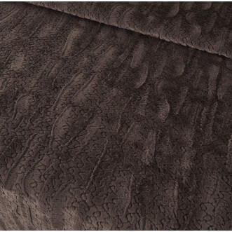 Плед искусственный мех Sofi De Marko Теодор шоколад - купить по низким ценам в Lux-Postel.com