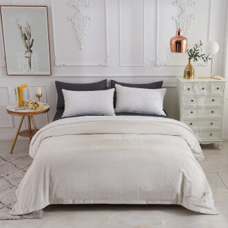 Плед искусственный мех Sofi De Marko Флоренс беж