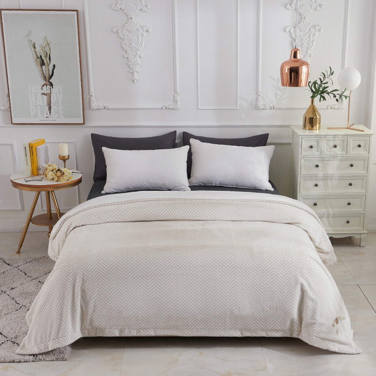 Плед искусственный мех Sofi De Marko Флоренс беж