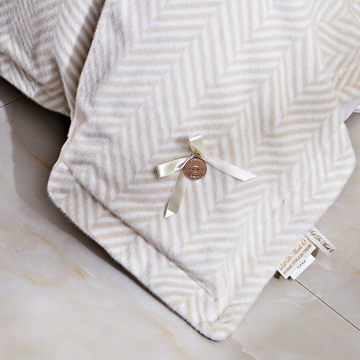 Плед искусственный мех Sofi De Marko Флоренс беж